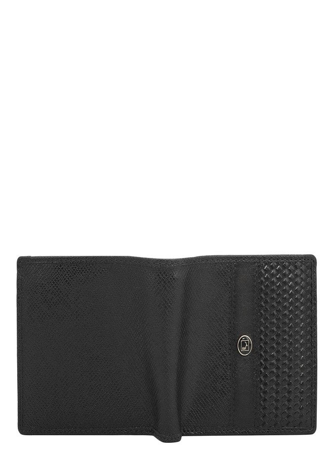 Da Milano RFID Protected Leather Wallet for Men with Card Slot - Black - Image 5